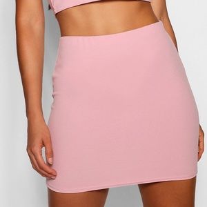 Baby Pink Mini Skirt by Forever 21